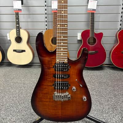 Harley Benton Fusion-III HSH Pro Series with Roasted Maple Fretboard 2020s - Flame Bengal Burst image 1
