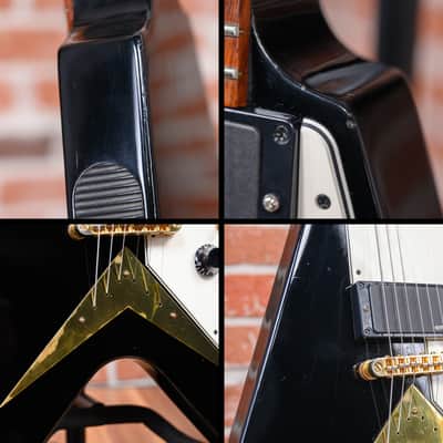 Gibson Custom Shop 58 Reissue Flying V-M Ebony 2008 w/OHSC (Mods) image 16