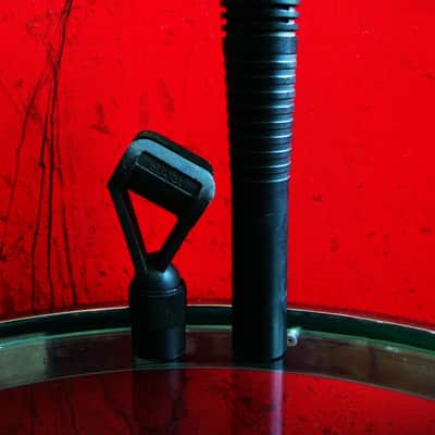 Vintage RARE 1980's AKG D70ME dynamic cardioid microphone 620 OHMS w mic clip DRUMS HORNS image 13
