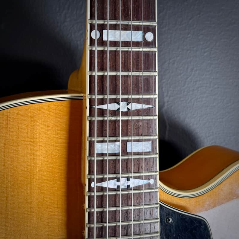 1987 Epiphone NVJ-N Acoustic-Electric Archtop Guitar | Reverb