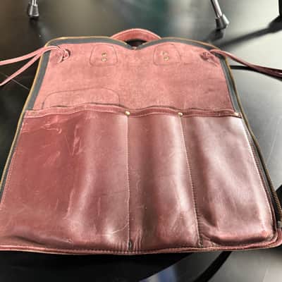 Vintage Reunion Blues Red Leather Stick Bag (Rm4) image 4