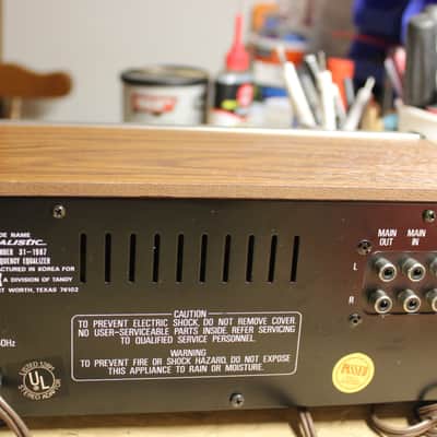 Restored Realistic  5 band Graphic Equalizer 31-1987 (10) image 10