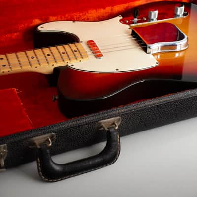 Fender  Telecaster Solid Body Electric Guitar (1968), ser. #263022, original black tolex hard shell case. image 15