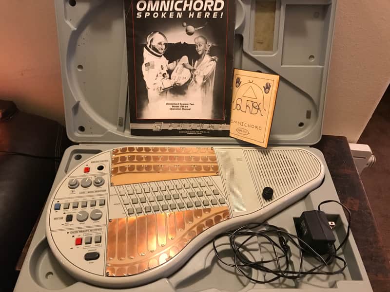 folktek Suzuki Omnichord OM-84 Moded Cream/White image 1