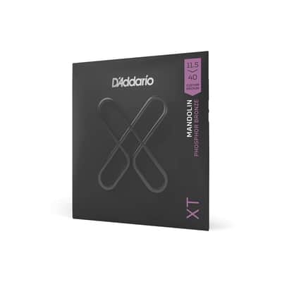D'Addario XT Coated Phosphor Bronze Mandolin Strings | Custom Medium | 11.5-40 (2-pack) image 4