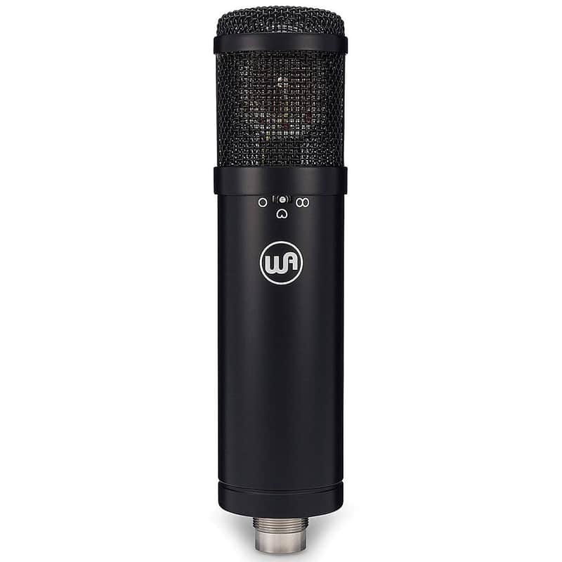 Warm Audio WA-47jr Black Transformerless FET Condenser Microphone Mic, Black image 1