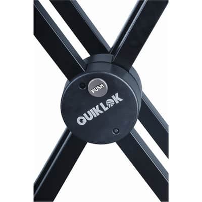 Quik Lok QL742 Double Tier X-Style Double Braced Keyboard Stand image 5
