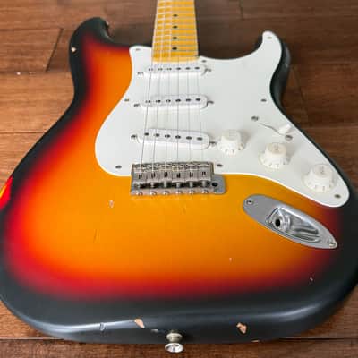 Nash Guitars Model S-57 Aged 3-Tone Sunburst Lollar Pickups NG5919 image 3