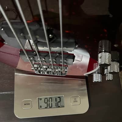 Fender American Deluxe Precision Bass with Rosewood Fretboard 2000 - Crimson Transparent image 14