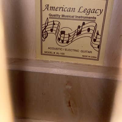 Esteban American Legacy AL-100 Acoustic Electric Guitar image 4