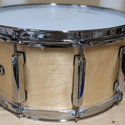 Pearl Session Studio Select 14x6.5" Birch/Mahogany snare - natural gloss image 4