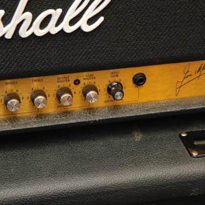 Marshall JCM 25/50 2550 Jubilee 2-Channel 50-Watt Guitar Valve Amplifier Head 1988 Pre-Owned image 4