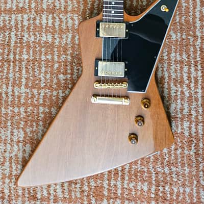 Gibson Custom Shop '58 Mahogany Explorer Reissue 2019 - Present - VOS Natural Walnut image 1