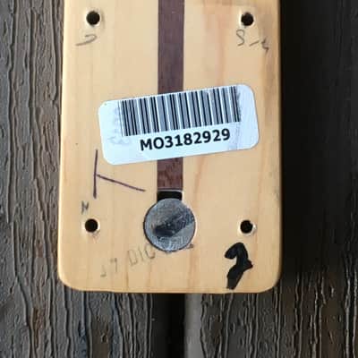 2013 Genuine Fender Lefty Standard Telecaster Neck Tele Amber Naturally Tinted image 16