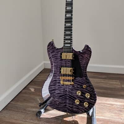 Knaggs T1 Tier 1 Honga 2018 Trans Purple. Amazing Top! Electric Guitar image 2