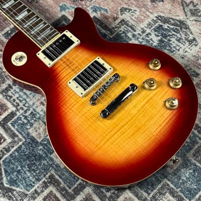 2020 Epiphone Les Paul Standard 50s Heritage Cherry Sunburst Electric Guitar W/ Roadrunner Gigbag! image 9
