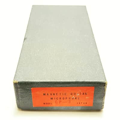 Vintage Menorm GP-3 Acoustic Magnetic Guitar Pickup Microphone 1960s Japan NOS image 4