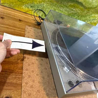 technics sl 1400 turntable Direct Drive Automatic Silver Vinyl Record Player image 16