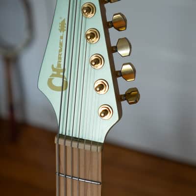 Charvel Angel Vivaldi Nova 7 Sage Green 2019 - Present - Satin Sage Green image 4