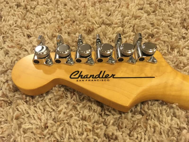 Chandler Strat Style Guitar Neck (flame maple, 22 fret) | Reverb