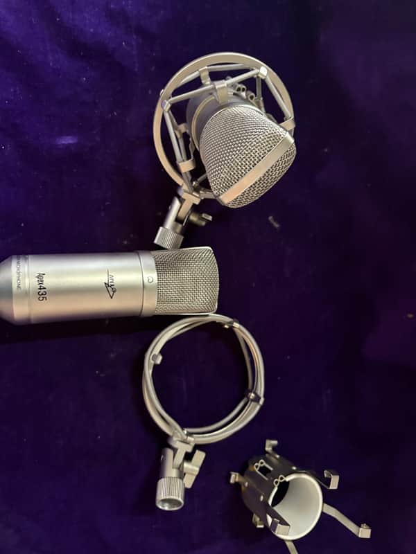 Apex 435 Large-Diaphragm Studio Condenser Mic - Silver (2x available, price is for one) image 1