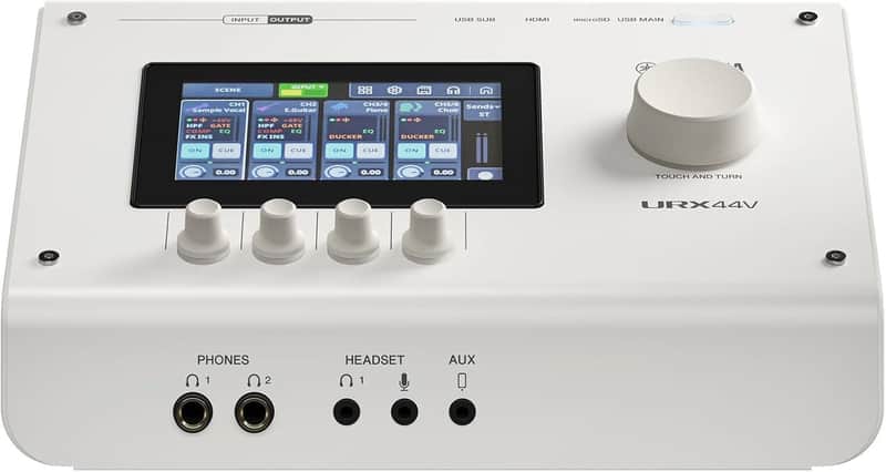 Yamaha URX44V 6x4 USB-C Audio/Video Interface (White) image 1