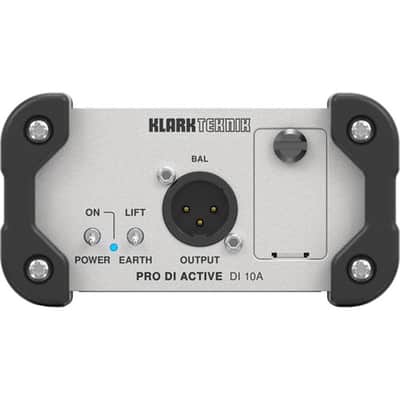Klark Teknik PRO DI ACTIVE DI 10A Box with MIDAS Transformer, Extended Dynamic Range and Phantom/Battery Operation image 6