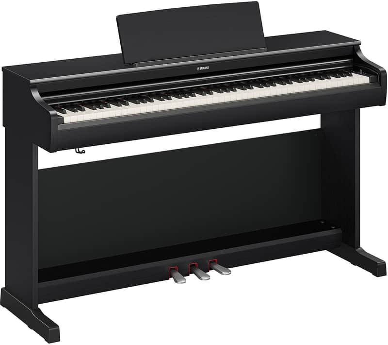 Yamaha YDP-166 B GrandTouch-E™ 88 Note Upright Digital Piano - Black image 1