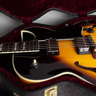 Gibson  ES-175D Arch Top Hollow Body Electric Guitar (1978), ser. #72568125, black tolex hard shell case. image 13