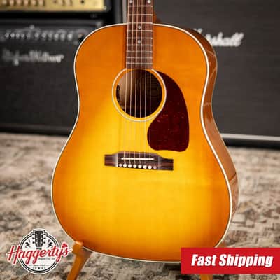 Gibson J-45 Standard Acoustic/Electric Guitar - Heritage Cherry Sunburst with Hardshell Case image 1