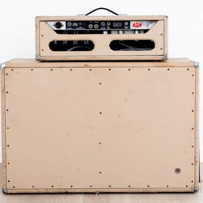 1963 Fender Dual Showman Pre-CBS Vintage Blonde Black Panel Piggyback Tube Amp w/ 7355 Tubes, JBL D130 Speakers image 8