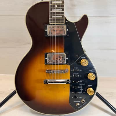 Univox Effector Vintage Electric Guitar w/ Built-In Effects – Sunburst – Late 1960s – Japan Late 1960's - Sunburst image 2