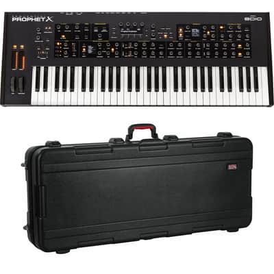 Sequential Prophet X 61-key Synthesizer, Gator GTSA-KEY61 TSA Bundle
