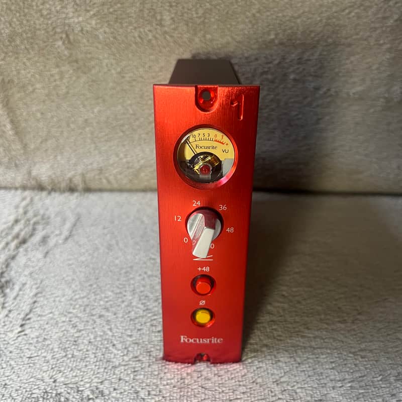 Focusrite Red 1 500 Series Mic Preamp Module 2010s - Red image 1