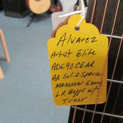 Alvarez ADE90CEAR Artist Elite 90 Dreadnought with Bevel Acoustic-electric - Natural *FREE SHIPPING!! image 8