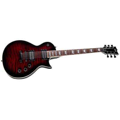 Eclipse EC-256QM Electric Guitar - See Thru Black Cherry Sunburst image 2