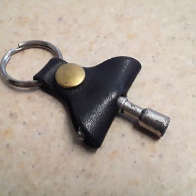 Pearl Vintage Drum Key & Keyring Holder from the 1960's - Natural Aged Patina - Very Rare to  Find image 9