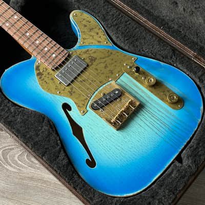 Paoletti Nancy Thinline with Humbucker Unplayed NOS Guitar image 4