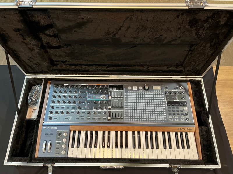 Arturia MatrixBrute 49-Key Analog Synthesizer + Flight Case (Timber Sides) image 1