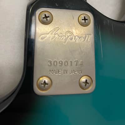 Aria Pro II  RSB Deluxe II Bass 1983 - Blue Burst MIJ Matsumoku John Taylor Cliff Burton image 16