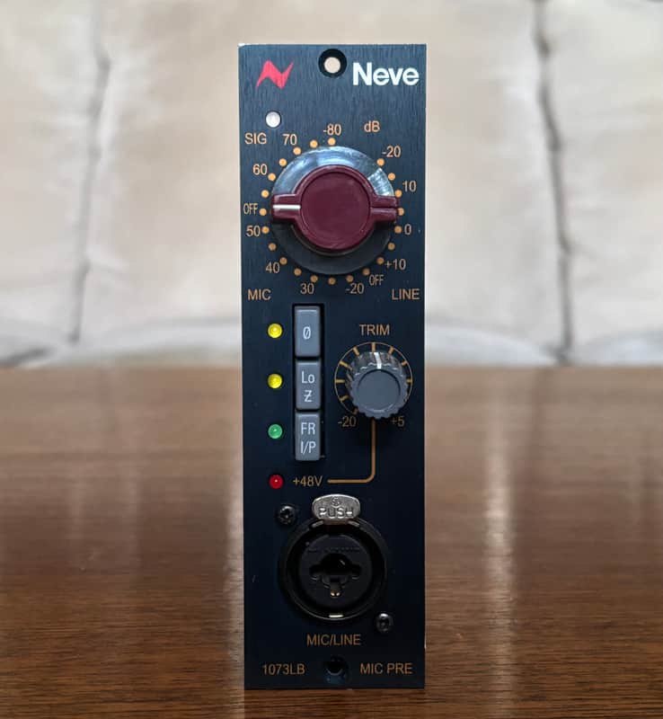 AMS Neve 1073LB 500 Series Mic Preamp Module 2010s - Blue image 1