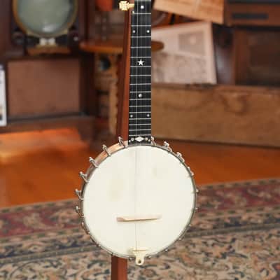 (Used) Vintage c. 1889 S.S. Stewart 5-String Open-Back Pony/A-Scale Banjo #5643 image 4