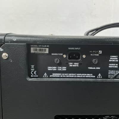 Blackstar HT Club 40 1 x 12 Tube Combo Amplifier - Black image 9