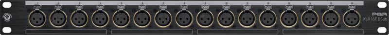 Black Lion Audio PBR XLR 16F DSub Patchbay image 1