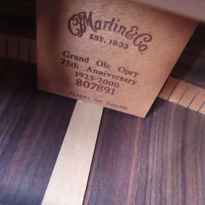 MARTIN 2001 LIMITED EDITION HDO GRAND OLE OPRY 75th. ANNIVERSARY 650 MADE near MINT! image 22