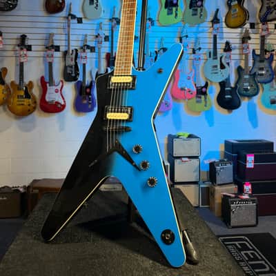 Dean ML 79 Black to Blue Fade, Free Plek Setup & Ship #480 image 9