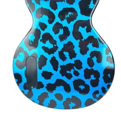 Rock N Roll Relics Thunders Bass 2025 - Blue Metallic Leopard Print image 3