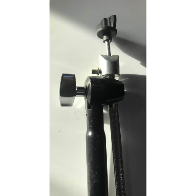 2xRoland MDY-12 Cymbal Mount Boom Arm 2010s - Black/Chrome image 1