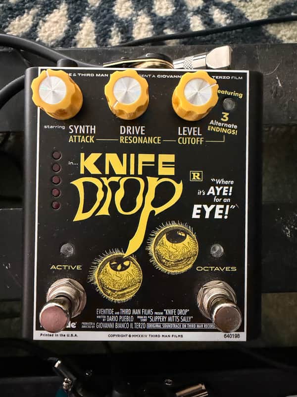 Eventide Third Man Hardware Knife Drop 2024 - Present - Black / Yellow image 1