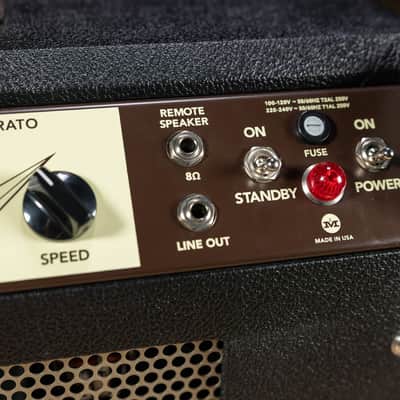 Magnatone Twilighter 22W Reverb/Vibrato 1x12” Combo Amp – Black w/ Black Grill image 5